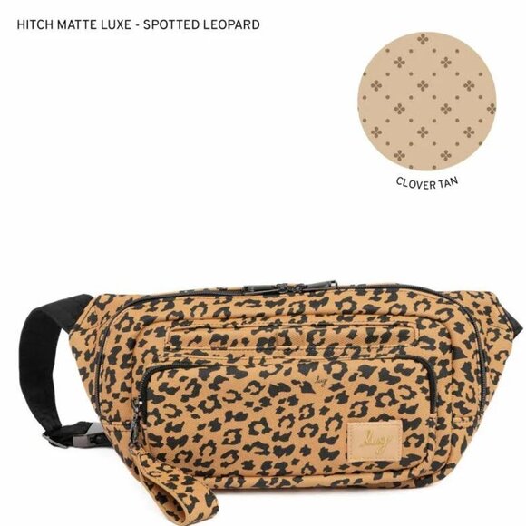 Lug Hitch Matte Luxe VL Belt Bag Spotted Leopard - Animal Print - Picture 1 of 11